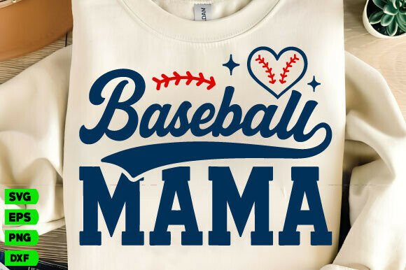 Baseball Mama SVG: A Versatile Design for Embroidery