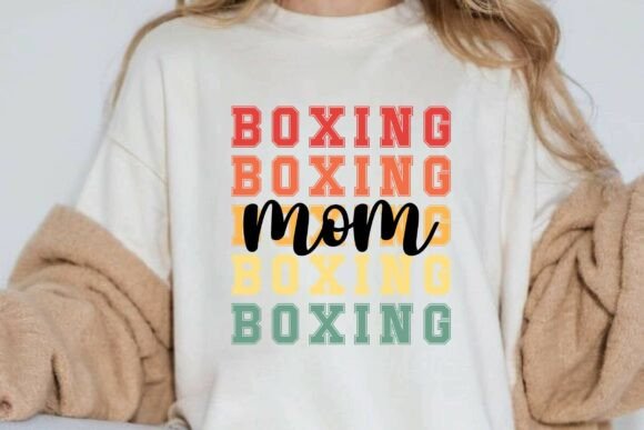 Boxing Mom SVG PNG T-Shirt Design Review