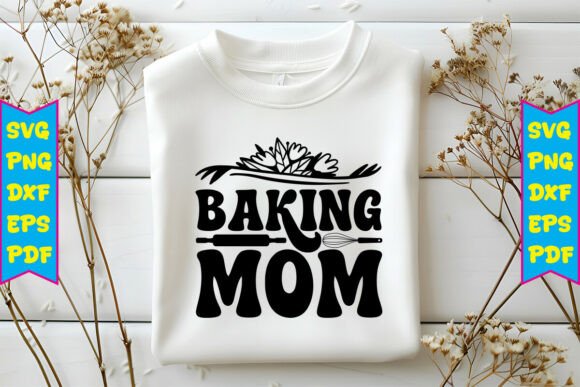 Charming Baking Mom Svg Design for Embroidery