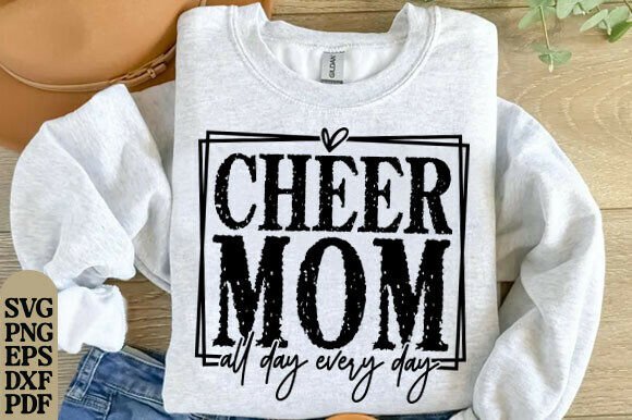 Cheer Mom SVG: A Perfect Addition for Supportive Apparel