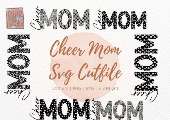 Cheer Mom SVG Cutfile: A Versatile Design for Embroidery