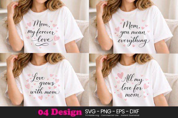 Family Love Mom SVG for Mother’s Day