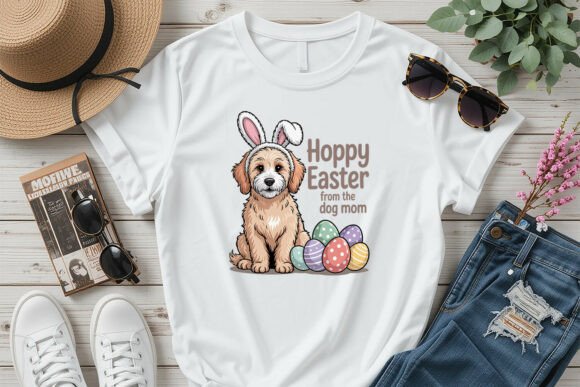 Happy Easter from the Dog Mom SVG: A Charming Embroidery Design