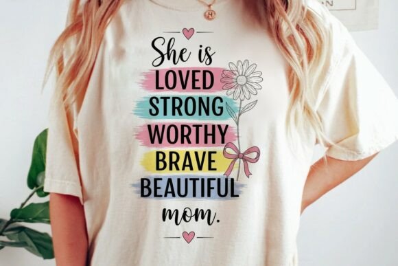 Mother's Day SVG: She is Mom Shirt Design