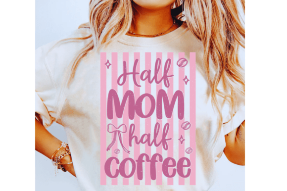 Retro Coffee Mom SVG: A Charming Embroidery Design