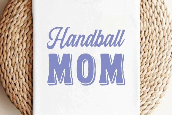Retro Handball Mom SVG PNG: A Stylish Embroidery Design