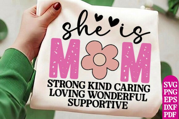 She is Mom SVG: A Versatile Design for Embroidery Projects