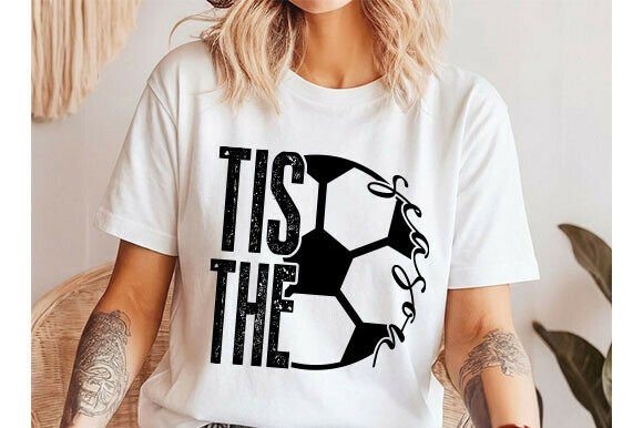 Tis the Season Soccer Mom Svg: A Festive Embroidery Design