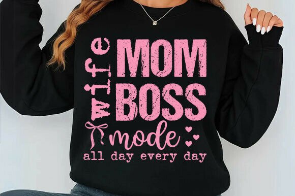 Wife Boss Mom Svg: A Versatile Design for Everyday Use