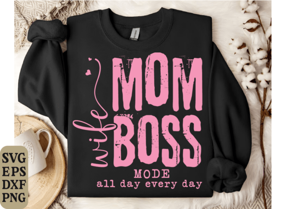 Wife Boss Mom Svg: A Versatile Embroidery Design
